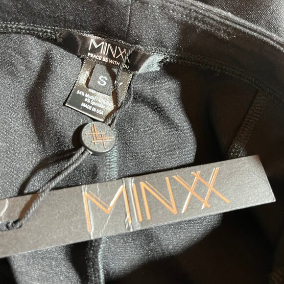 Minx Pants Womens Size Small Black High Waisted Pull On Pockets Ankle Casual NEW - Picture 6 of 11